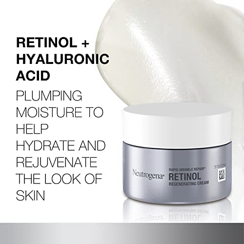Neutrogena Rapid Wrinkle Repair Retinol Face Moisturizer, Daily Anti-Aging Face Cream With Retinol & Hyaluronic Acid To Fight Fine Lines, Wrinkles, & Dark Spots, 0.5 Oz (Pack Of 12) #TOP2