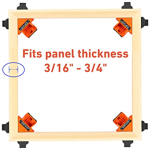 4Pcs 90 Degree Angle Clamps, Corner 90° Woodworking Corner Clip, Right Angle Clip Fixer, Clamp Tool With Adjustable Hand Tools (4Pcs2) #TOP1