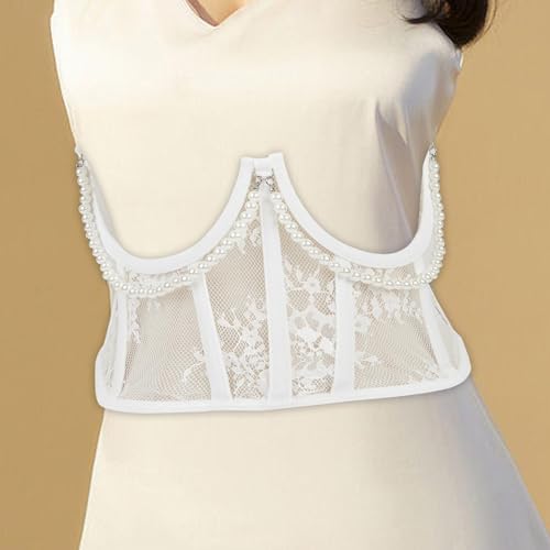 Ceinture corset en dentelle de créateur pour femme moderne - 4