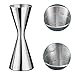 Cocktail Messbecher, 304 Messbecher aus Edelstahl, Integrierte Waage, Cocktail Jigger Dual Spirit Measure Cup, Professioneller Barkeeper, Geeignet für Bars und Wohnungen (30/45ml)