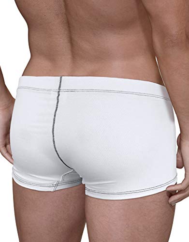 Wildmant Stitch Big Boy Pouch Boxer Brief - White3