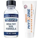 Anti-fungal Bundle Funginix Healthy Nail Formula and Phytozine Ringworm Treatment Extra Strength Broad Spectrum Antifungal Care Package