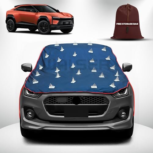 Image of WALSER Spike Car Cover for Mahindra BE 6 | Anti-Climb Nail Guard for Dogs & Monkeys | Protects Bonnet, Roof & Dicky | UV, Dust & Snow Protection | Spike Cover with 4 Adjustable Hook
