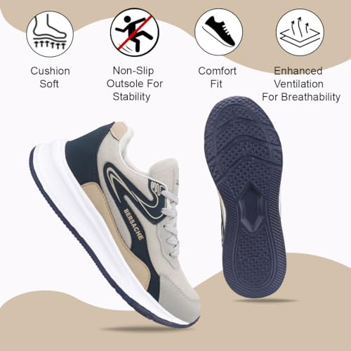 Image of BERSACHE Casual Sneaker Shoe for Men| Soft Cushioned Insole, Slip-Resistance Casuals for Men