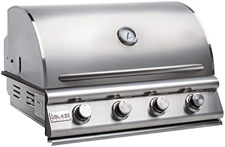 Blaze Prelude LBM 32-Inch 4-Burner Built-In Propane Gas Grill - BLZ-4LBM-LP