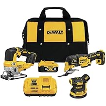 DEWALT 20V MAX Power Tool Combo Kit, Cordless Woodworking 3-Tool Set with 5ah Battery and Charger DCK300P1