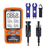 ZIBOO FT-1000W Solar Panel Tester MPPT Meter - 1000W Max Power, 80V/35A PV Module Tester for Voc/Isc, Open Circuit Voltage & Short Circuit Current, with Backlight & Data Hold
