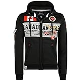 Canadian Peak Fipeak Men - Sudadera Con Capucha Y Bolsillos Para Hombre - Sudaderas De Manga Larga Con Capucha - Rego Ide Para Hombre Otoño Invierno Primavera Verano (Negro L)