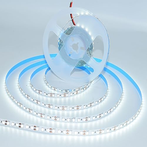 Image of SUYOOULIN LED Strip Lights, 66ft /20m SMD 2835 2400 LEDs Light Strips, 60000LM Flexible AC 110V Waterproof IP68 LED Ribbon, DIY Christmas Home Kitchen Indoor Party Decoration(White 6500K)