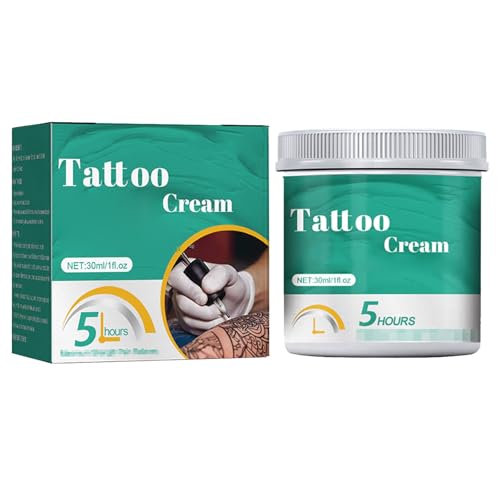 Crema de cuidado para tatuajes, tatuajes y tatuajes, crema, tatuaje, crema de cuidado para tatuajes, crema natural para tatuajes, 1 unidad