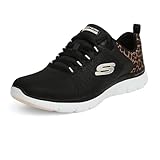 3,8 cm Absatz Skechers Flex Appeal 4.0, Damen Sneakers, Schwarz, 40 EU