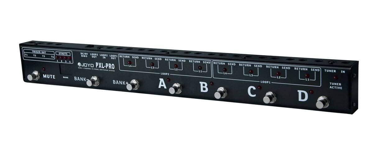 JOYO PXL-PRO - Pedali/amplificatori 4 canali doppi con un massimo di 32 effetti combinati.