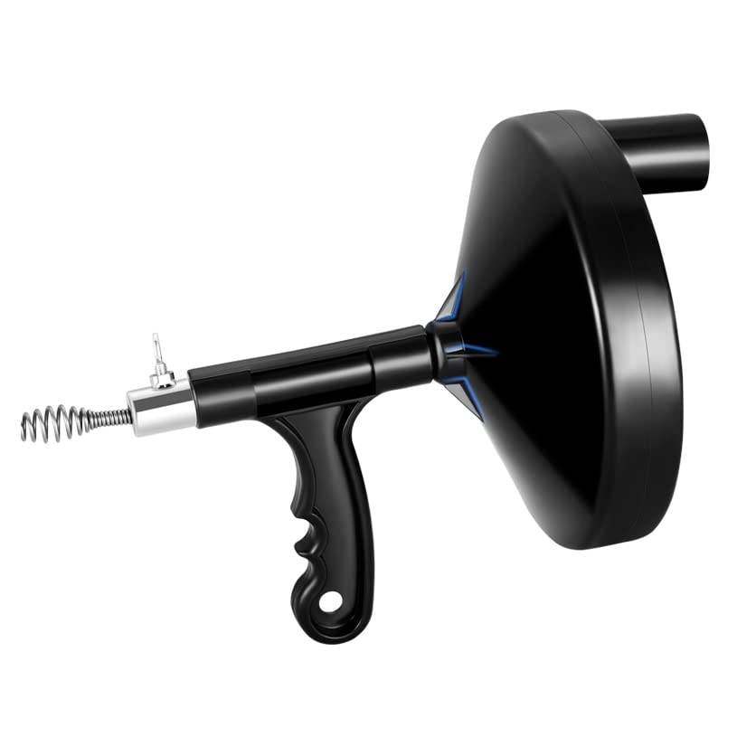 Cocina Inodoro Alcantarillado Bloqueo Herramienta de Mano Tubería Draga Drenajes Dragado Taladro Extensible 10 Metros Color Negro Perfection