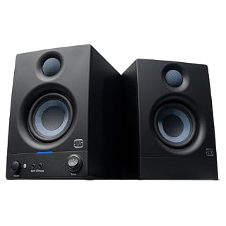 PreSonus Eris 3.5BT Studio Monitors, Pair — 3.5″ Inch Powered Bookshelf Speakers, Stereo, Desktop Computer, Near Field Music Production, Audio Mixing Recording - Les Beatles, Paul McCartney, John Lennon, RIngo Starr, George Harrison