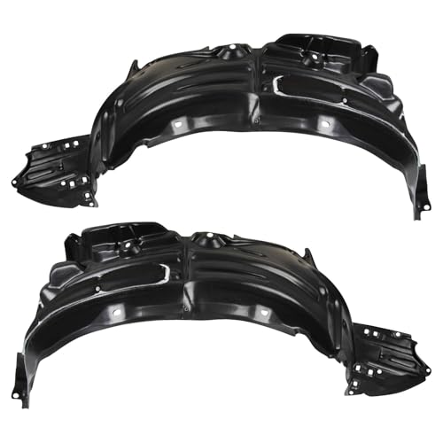 Image of TRQ Front Driver and Passenger Side Inner Fender Liner Set Compatible with 2018 Toyota C-HR