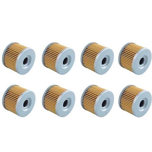 Filtre d'admission d'air moteur moto et lot de 8 filtres à huile pour ZONTES ZT 310 X R T 250R
