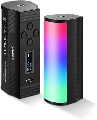 Mini bâton LED RVB dimmable rechargeable pour photographie de studio