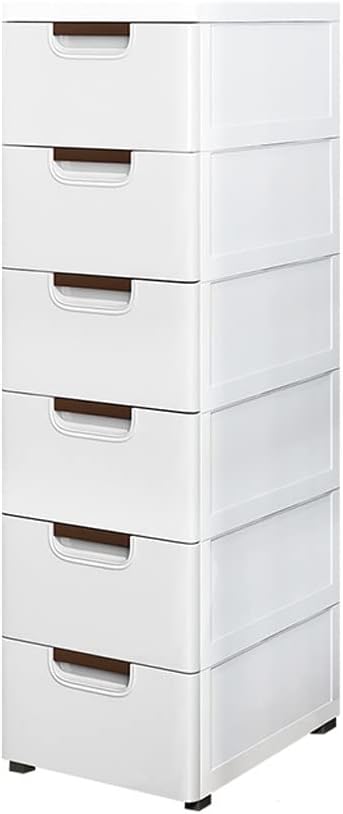 30Cm Wide Slot Storage Cabinet Organizer for Kitchen Supplies and Utensils Narrow Drawer Slot Cabinet Storage Box Kitchen Shelf in Blue Color/White