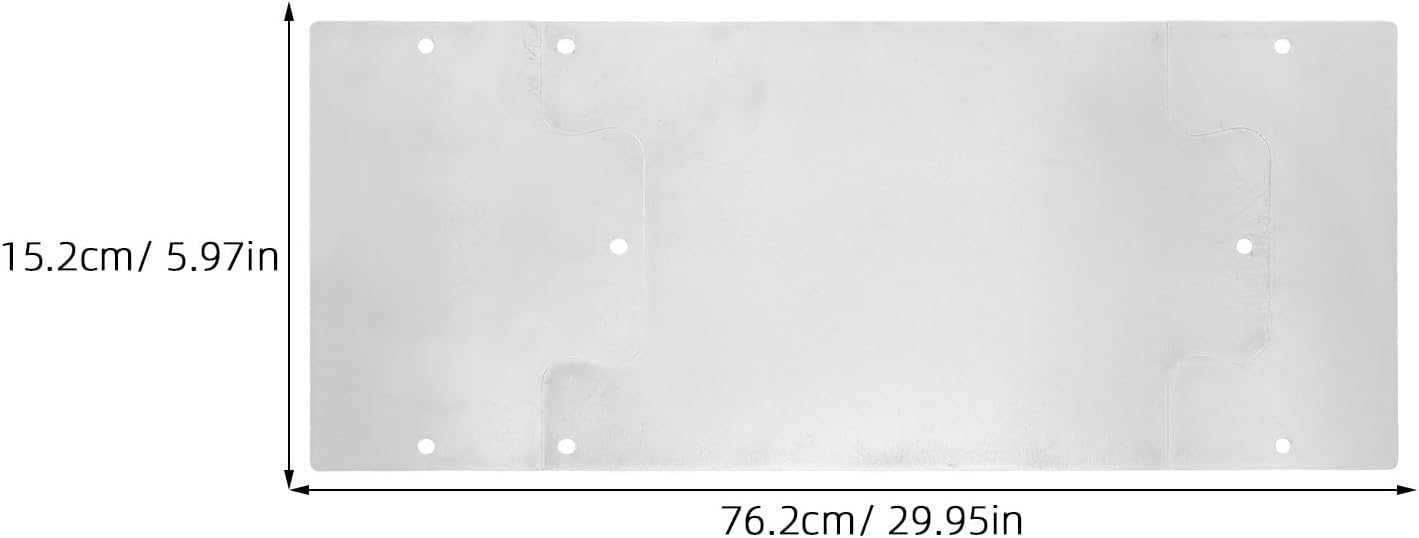 jojofuny 1Set Door Kick Plate for Exterior Doors - Stainless Steel Push Plates for Wood Metal Interior Exterior Anti Scratch Protection