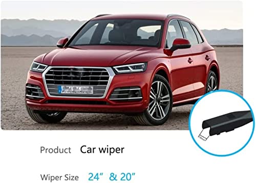 Balais essuie-glace avant Audi Q5 pour pare-brise sans traces par forte pluie - 6