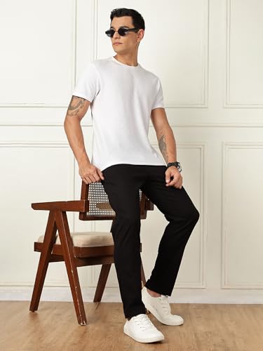 Image of Thomas Scott Men's | Solid | Regular Fit | Premiun Cotton | 4 Pocket | Formal wear Trouser | Casual Chino | Pants for Men
