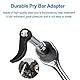 Brechstange Adapter, Crowbar Adapter, Stemmhebel Crowbar Tool, Brecheisenadapter Verstellbarem Kopf, Brechstange Schraubenschlüssel, Hebeleisen Pry Bar Adapter Fit 1/2 Knarre Ratschenschlüssel