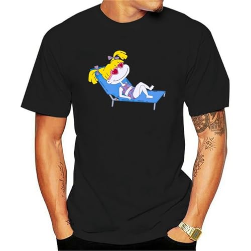 T-shirt Angelica Pickles noir style streetwear pour homme