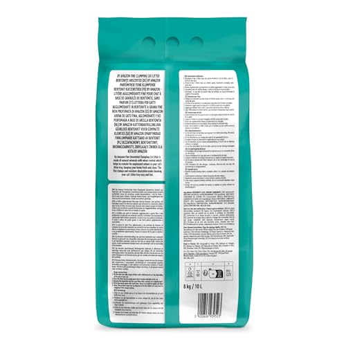 Miniatura 5 de By Amazon Arenero Aglomerante Fino Sin Perfume Para Gatos, 10l Paquete De 1