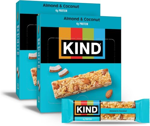 Image of KIND Bars, Almond & Coconut, Healthy Snacks, Gluten Free, 24 Count (Pack of 5)