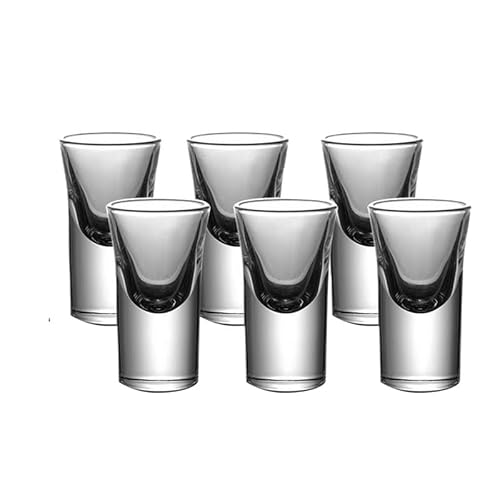 Bicchieri Da Shot 12 pezzi/6 pezzi/2 pezzi bicchierini da shot 15 ml bicchieri for liquori fondo spesso bicchieri in vetro trasparente bicchieri for liquori resistenti bicchieri for vino Baijiu bicchi