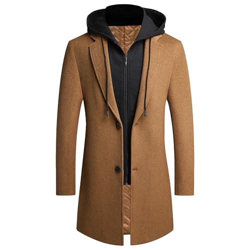 Manteau d'hiver long homme élégant et chaud pour ne plus sacrifier le style lors des grands froids