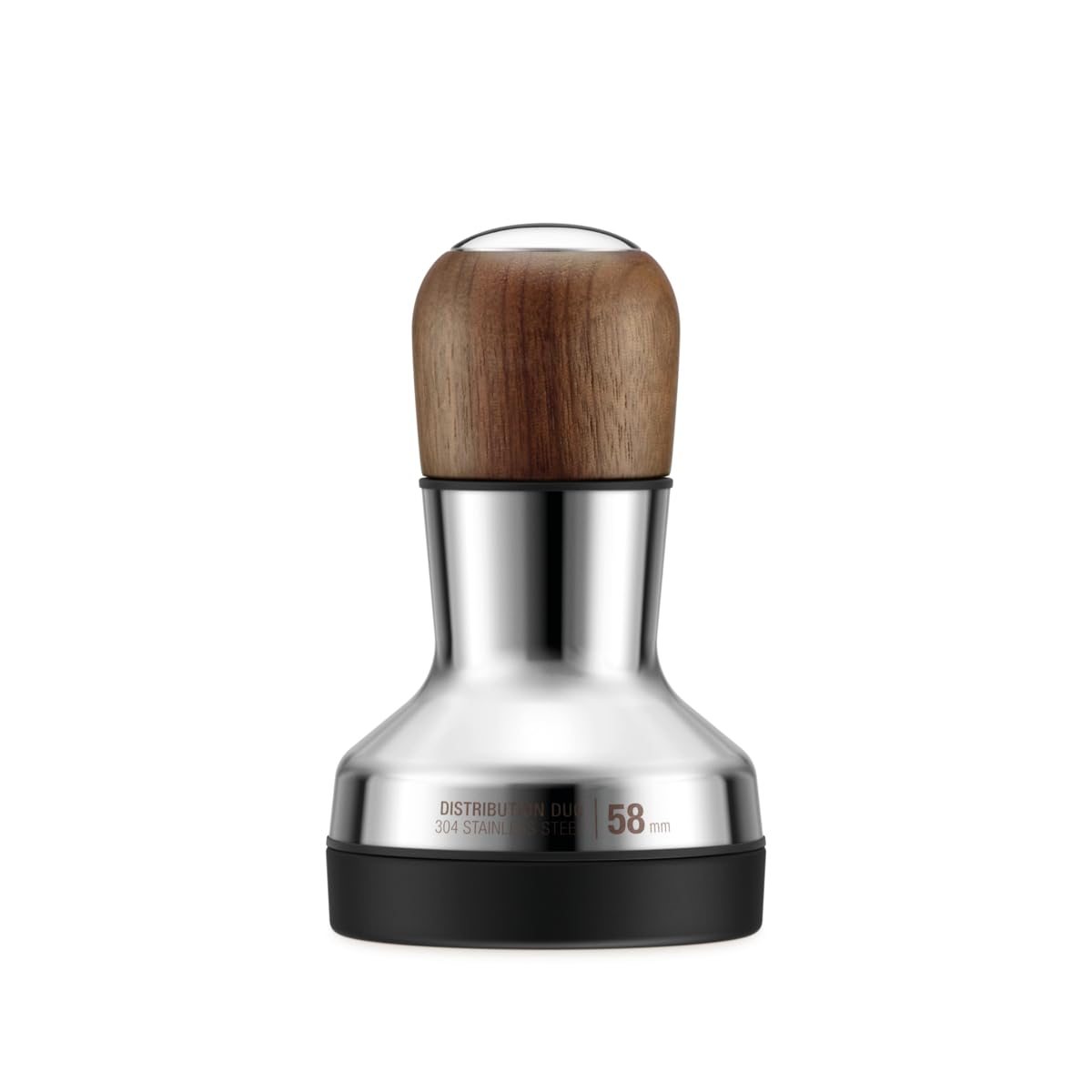 Breville Distributor Duo 2-1 Espresso Distribution Tool, Walnut (58mm)