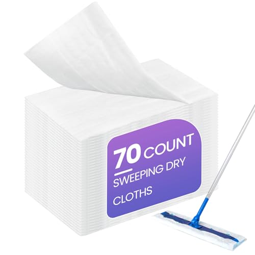 WEFHEF 70 piezas de Paños de Limpieza de 29 x 20 cm, Mopas de Limpieza Suelos Recambios, Almohadillas de Limpieza, Recambio Mopa en Seco de Suelos, Almohadillas de Fregona para Polvo, Suciedad y Pelos WEFHEF 70 piezas de Paños de Limpieza de 29 x 20 cm, Mopas de Limpieza Suelos Recambios, Almohadillas de Limpieza, Recambio Mopa en Seco de Suelos, Almohadillas de Fregona para Polvo, Suciedad y Pelos