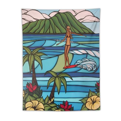 ヘザーブラウン ハワイの風景 波 現代北欧 ポスター (9) タペストリー 壁アートホーム バスルーム 寝室 オフィス装飾 プリント芸術作品30"x40"