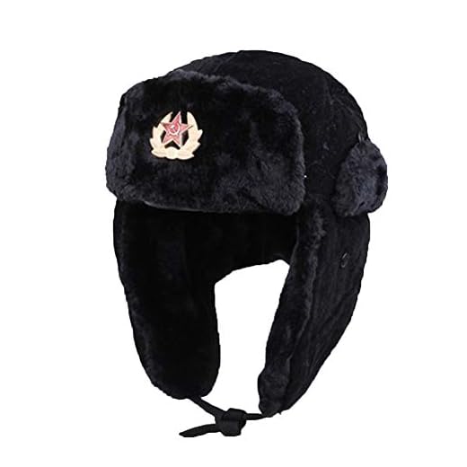Dynamicoz Gorro De Protección Auditiva De Invierno Lei Feng Sombrero Cálido Sombrero De Bombardero Ruso Sombrero De Esquí Al Aire Libre Cálido