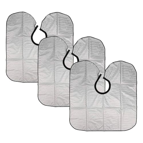 TEHAUX Hairdresser Makeup Apron 3pcs Capa corta impermeable para salón resistente a tintes para peluqueros y clientes miniatura 1