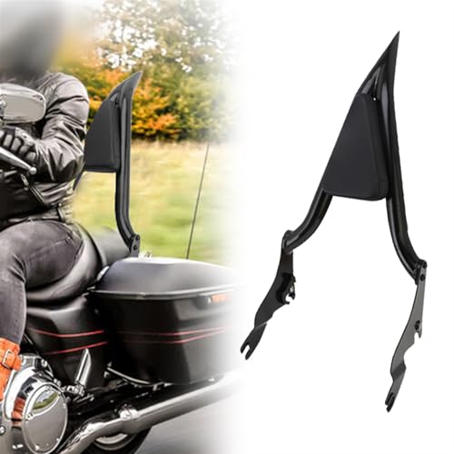 Sissy bar amovible pour Harley Touring idéal pour les longs road-trips et voyages en duo