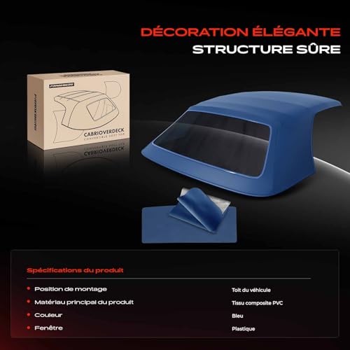 Capote de cabriolet Softtop compatible Z3 Roadster E36 BM36007-002 - 4