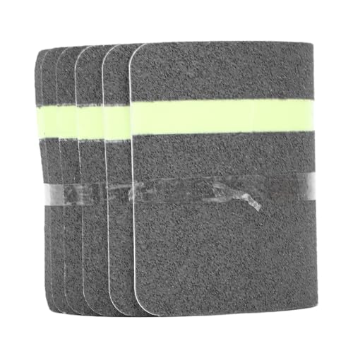 Peldaños de escalera antideslizantes grises de 10x61cm y grano 60 impermeables