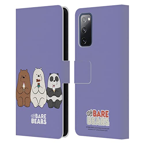 Coque Samsung Galaxy S20 FE We Bare Bears étui portefeuille en cuir