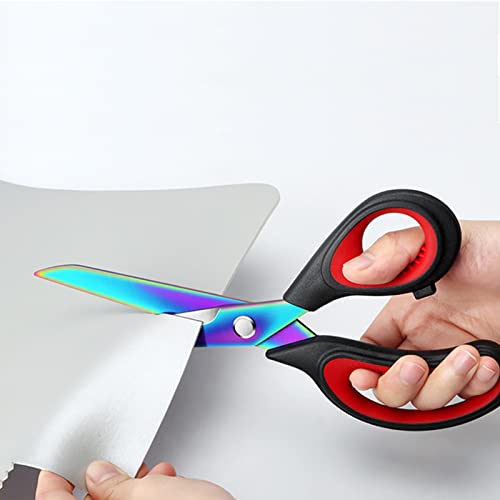 Schneiderschere AnMelon mit titanbeschichteten Klingen und ergonomischem Griff