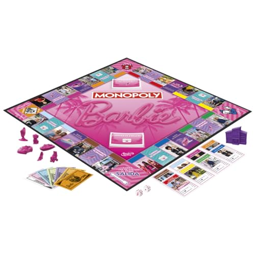 Monopoly Barbie Juego de Mesa para 2-6 jugadores 8+ miniatura 6