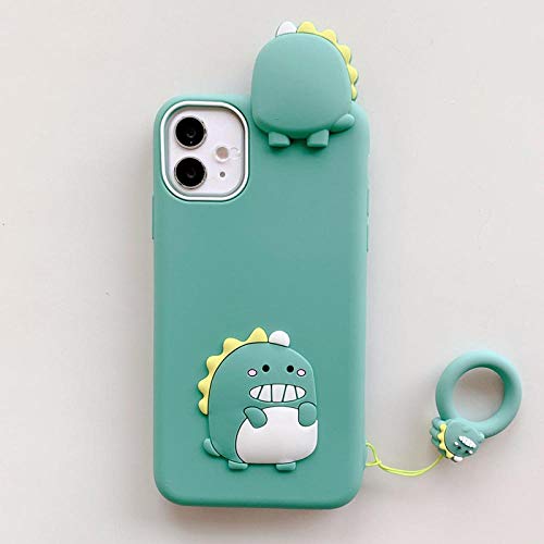 Preisvergleich Produktbild ZHANGSHAUNG Geeignet Für iPhone 11, Dinosaurier-Handyhülle, Silikonschutzhülle