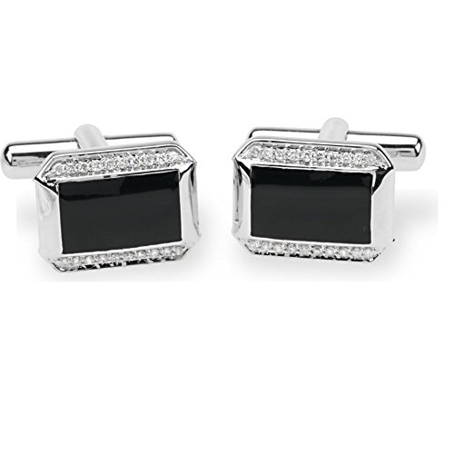 Banvari 1/4 Ctw Diamond Cuff Links In 14K White Gold #TOP29