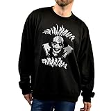 SUPERMOLON Sudadera Negra Unisex Voldemort Heavy M Sin Capucha Negra