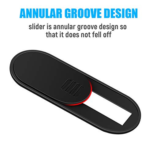 Webcam Camera Cover Slide 0.028-Inch Ultra-Thin Webcam Cover Blocker, Protect Your Visual Privacy And Security (Pink - 3 Pack) #TOP5