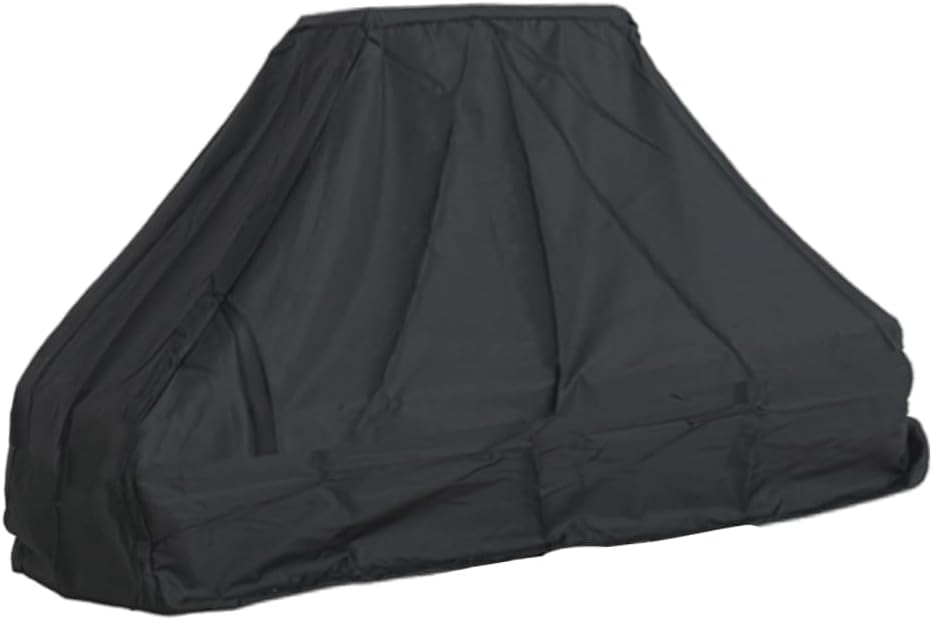 Tall Outdoor Fireplace Cover Heavy Duty Waterproof 81.5 Inch Patio Wood Burning Fireplaces Cover