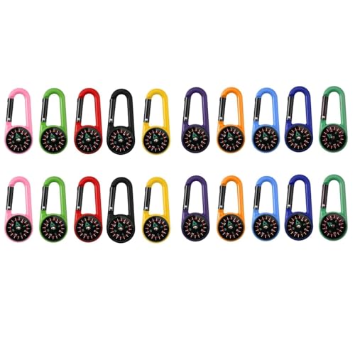 Alriedy 20 Stück Kompass Kinder - Mini Schlüsselanhänger Mit Karabiner, Nautischer Kompass Anhänger, Outdoor Für Kinder, Schlüsselhalter Reißverschluss Fixer Für Wandern, Geschenke Alriedy 20 Stück Kompass Kinder - Mini Schlüsselanhänger Mit Karabiner, Nautischer Kompass Anhänger, Outdoor Für Kinder, Schlüsselhalter Reißverschluss Fixer Für Wandern, Geschenke