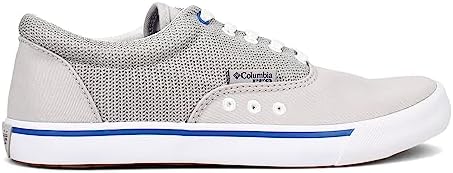 Columbia Mens Slack Tide Lace PFG Boat Shoe, Slate Grey/White, 11 US | Image 1