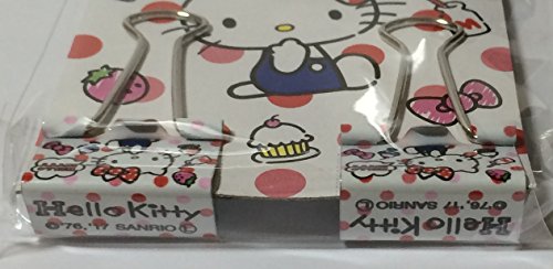 SANRIO ハローキティ ダブルペーパークリップ 3個セット ピ